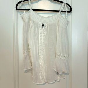 Off-the-shoulder blouse